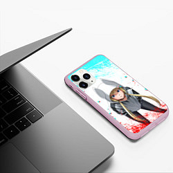 Чехол iPhone 11 Pro матовый Sweet Kon - Инцидент Кэмоно, цвет: 3D-розовый — фото 2