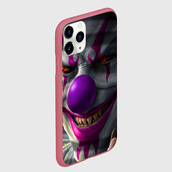 Чехол iPhone 11 Pro матовый Free Fire - Клоун, цвет: 3D-малиновый — фото 2