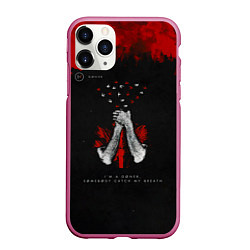 Чехол iPhone 11 Pro матовый Goner - Twenty One Pilots, цвет: 3D-малиновый