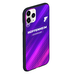 Чехол iPhone 11 Pro матовый Hoffenheim legendary sport grunge, цвет: 3D-черный — фото 2