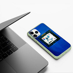 Чехол iPhone 11 Pro матовый Декаданс - Агата Кристи, цвет: 3D-салатовый — фото 2