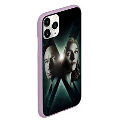 Чехол iPhone 11 Pro матовый X - Files, цвет: 3D-сиреневый — фото 2