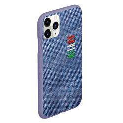 Чехол iPhone 11 Pro матовый Milano - Italy - Jeans - Fashion, цвет: 3D-серый — фото 2