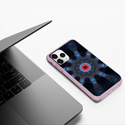Чехол iPhone 11 Pro матовый Сайфай технология, цвет: 3D-розовый — фото 2