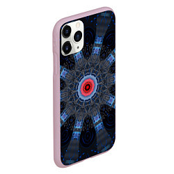 Чехол iPhone 11 Pro матовый Сайфай технология, цвет: 3D-розовый — фото 2