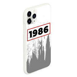 Чехол iPhone 11 Pro матовый 1986 - в красной рамке на светлом, цвет: 3D-белый — фото 2