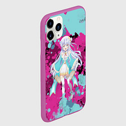 Чехол iPhone 11 Pro матовый Диа Виконе - Ассасин аристократ, цвет: 3D-фиолетовый — фото 2