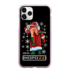 Чехол iPhone 11 Pro матовый Ded MoroZZ - Brazzers, цвет: 3D-розовый