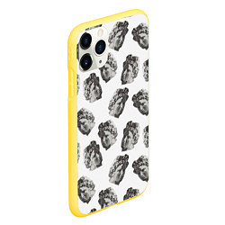 Чехол iPhone 11 Pro матовый Аполлон - паттерн, цвет: 3D-желтый — фото 2