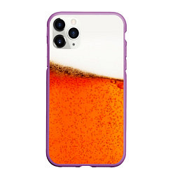 Чехол iPhone 11 Pro матовый Тёмное пиво, цвет: 3D-фиолетовый