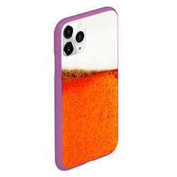Чехол iPhone 11 Pro матовый Тёмное пиво, цвет: 3D-фиолетовый — фото 2