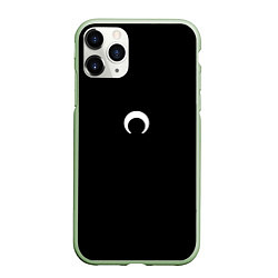 Чехол iPhone 11 Pro матовый White Moon, цвет: 3D-салатовый