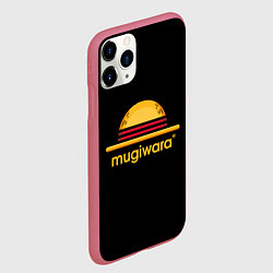 Чехол iPhone 11 Pro матовый Mugiwara, цвет: 3D-малиновый — фото 2