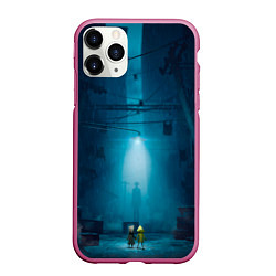 Чехол iPhone 11 Pro матовый Little Nightmare, цвет: 3D-малиновый
