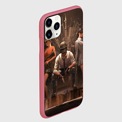 Чехол iPhone 11 Pro матовый PUBG игра, цвет: 3D-малиновый — фото 2