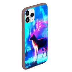 Чехол iPhone 11 Pro матовый Благородный олень, цвет: 3D-коричневый — фото 2