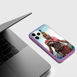 Чехол iPhone 11 Pro матовый Кассандра, цвет: 3D-фиолетовый — фото 2