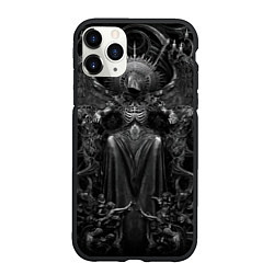 Чехол iPhone 11 Pro матовый Ангел смерти арт, цвет: 3D-черный