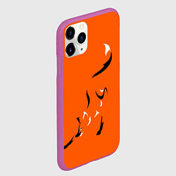 Чехол iPhone 11 Pro матовый Рыжая лисица, цвет: 3D-фиолетовый — фото 2