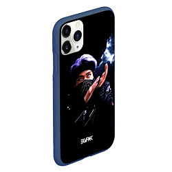 Чехол iPhone 11 Pro матовый Тэхен БТС Taehyung BTS, цвет: 3D-тёмно-синий — фото 2