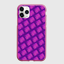 Чехол iPhone 11 Pro матовый Логотип Джи Айдл, цвет: 3D-малиновый