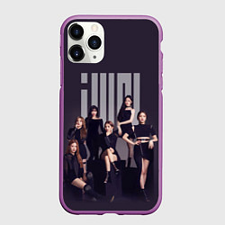Чехол iPhone 11 Pro матовый I-dle, цвет: 3D-фиолетовый