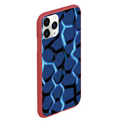 Чехол iPhone 11 Pro матовый Ручей, цвет: 3D-красный — фото 2