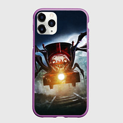 Чехол iPhone 11 Pro матовый Charles choo choo, цвет: 3D-фиолетовый