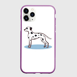 Чехол iPhone 11 Pro матовый Собака Далматин