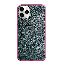 Чехол iPhone 11 Pro матовый Текстура воды крупным планом, цвет: 3D-малиновый