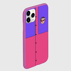 Чехол iPhone 11 Pro матовый Oliver Tree, цвет: 3D-фиолетовый — фото 2