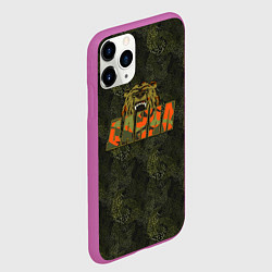 Чехол iPhone 11 Pro матовый Данил камуфляж, цвет: 3D-фиолетовый — фото 2