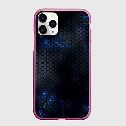 Чехол iPhone 11 Pro матовый ЛУЧШАЯ БРОНЯ, цвет: 3D-малиновый