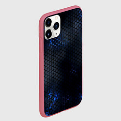 Чехол iPhone 11 Pro матовый ЛУЧШАЯ БРОНЯ, цвет: 3D-малиновый — фото 2
