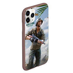 Чехол iPhone 11 Pro матовый World War Heroes солдат, цвет: 3D-коричневый — фото 2