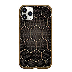 Чехол iPhone 11 Pro матовый Metalic carbon