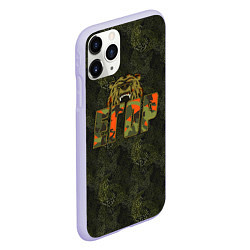 Чехол iPhone 11 Pro матовый Егор камуфляж, цвет: 3D-светло-сиреневый — фото 2