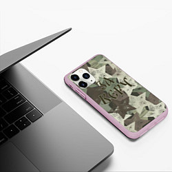 Чехол iPhone 11 Pro матовый За веру, цвет: 3D-розовый — фото 2