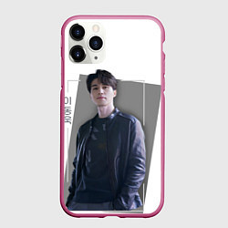 Чехол iPhone 11 Pro матовый Актёр Ли Дон Ук, цвет: 3D-малиновый