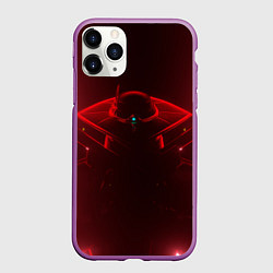 Чехол iPhone 11 Pro матовый Cypher Valorant, цвет: 3D-фиолетовый