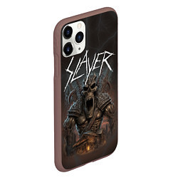 Чехол iPhone 11 Pro матовый Slayer rock monster, цвет: 3D-коричневый — фото 2