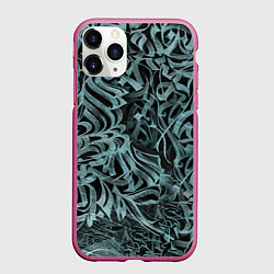 Чехол iPhone 11 Pro матовый Каллиграфический, цвет: 3D-малиновый