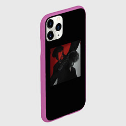 Чехол iPhone 11 Pro матовый Три дня дождя - Байполар, цвет: 3D-фиолетовый — фото 2