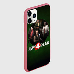 Чехол iPhone 11 Pro матовый Left 4 dead команда, цвет: 3D-малиновый — фото 2