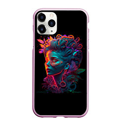 Чехол iPhone 11 Pro матовый The Neon Queen, цвет: 3D-розовый
