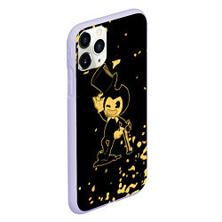 Чехол iPhone 11 Pro матовый Bendy and the ink machine Чернильная машина бенди, цвет: 3D-светло-сиреневый — фото 2