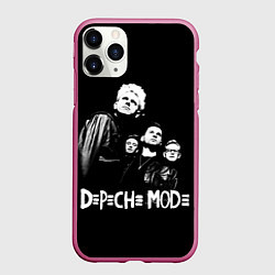 Чехол iPhone 11 Pro матовый Depeche Mode Violator, цвет: 3D-малиновый