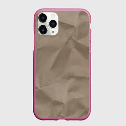Чехол iPhone 11 Pro матовый Мятый, цвет: 3D-малиновый