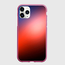 Чехол iPhone 11 Pro матовый Космический градиент, цвет: 3D-малиновый