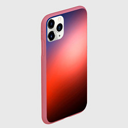 Чехол iPhone 11 Pro матовый Космический градиент, цвет: 3D-малиновый — фото 2